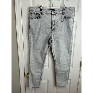 Express 18R Skinny Jeans Legging Jeggings Black Grey White Rinse Stretch Denim